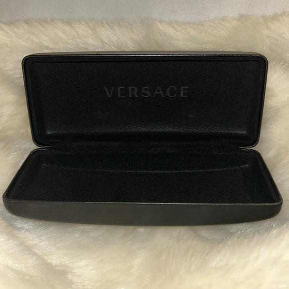 Versace Black Hard Shell Sunglasses Case and Box Warranty card & Versace cloth - Picture 4 of 13